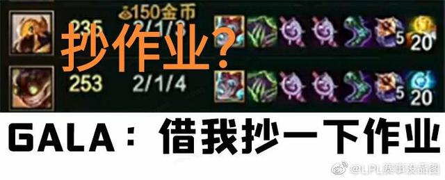 可爱的游戏世界_Gala抄作业图火了 完美复制Cryin装备 摘掉了大草包的帽子