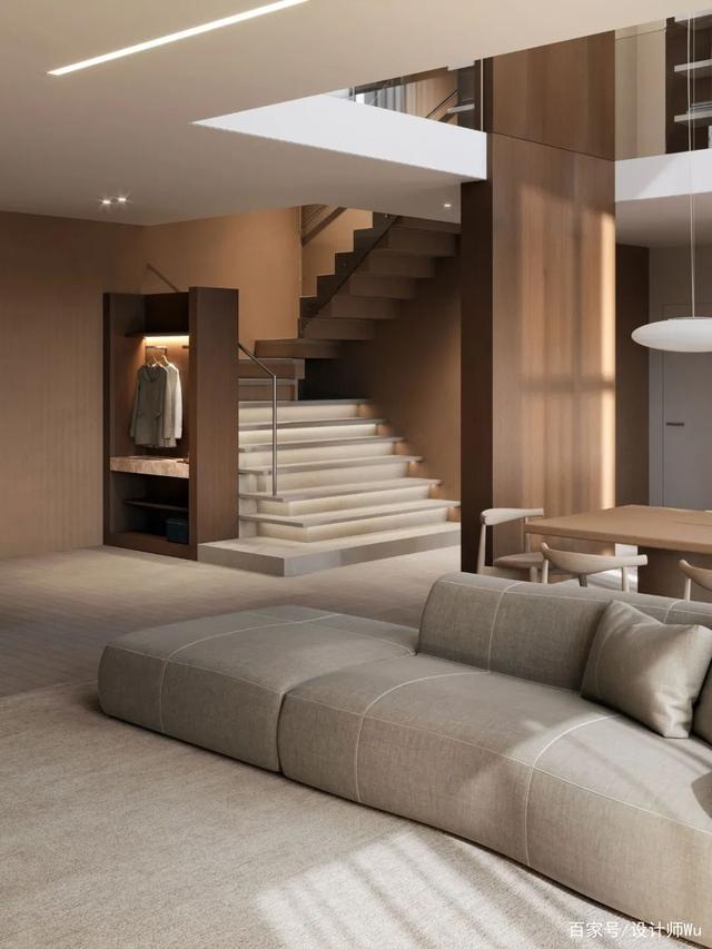 204㎡复式住宅,驻足一刻便会平静的质朴美宅