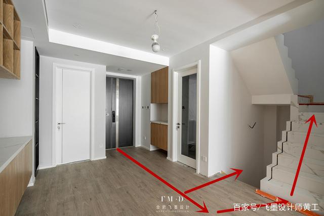 255㎡三层底复式硬装现场,地下室封成阳光房,平层价格装出别墅范