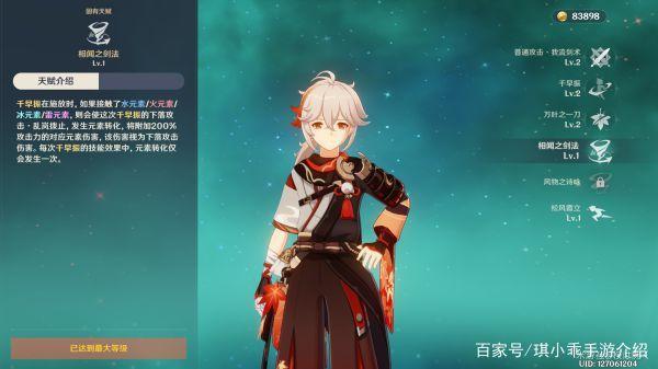 琪小乖手游介绍_《原神》枫原万叶技能机制解读