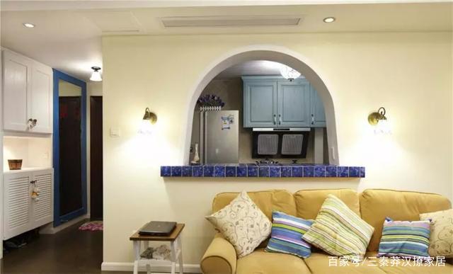 她家小户型,竟然打造成地中海风格!独享海天一色的柔情,太美了