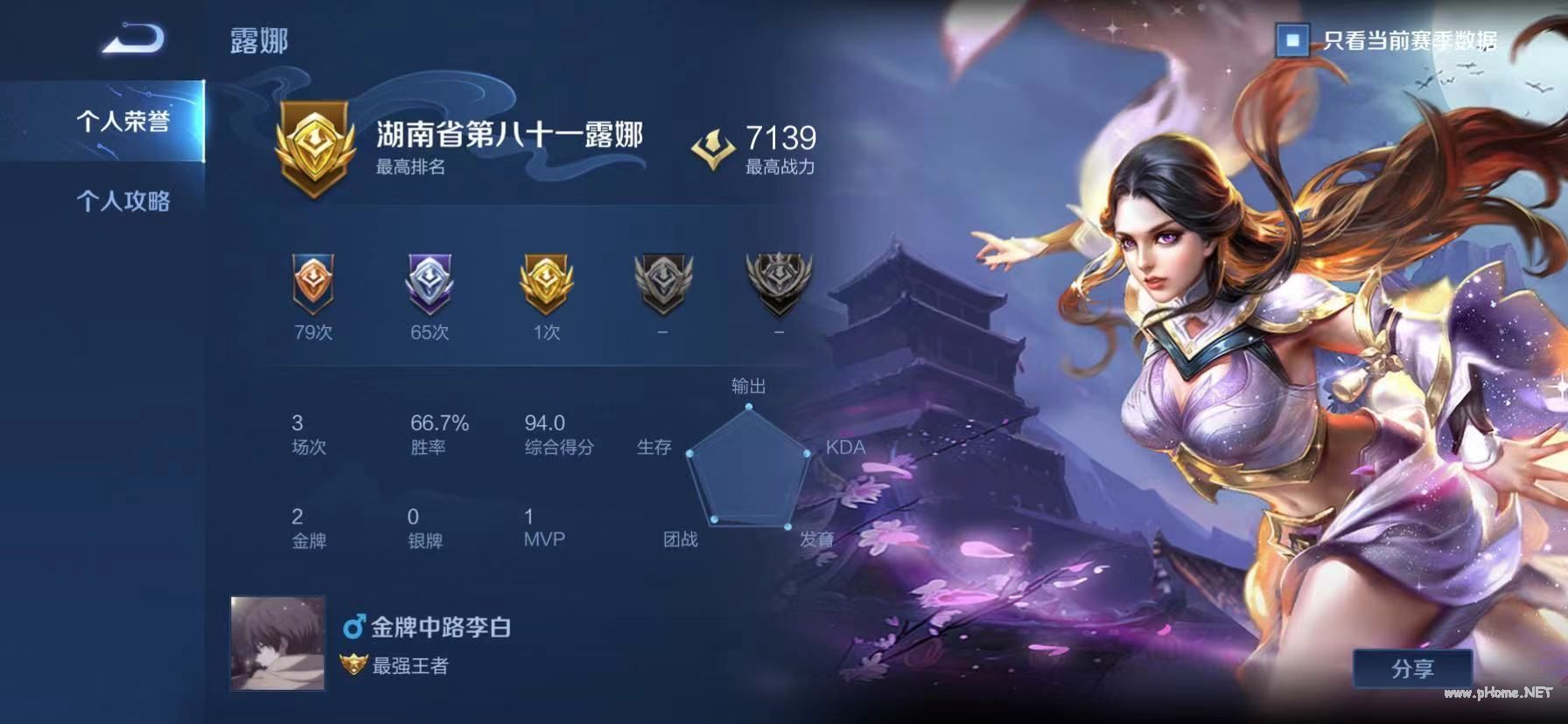 露娜怎么玩不断大 露娜连招顺序口诀