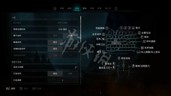 《刺客信条英灵殿》基本操作介绍